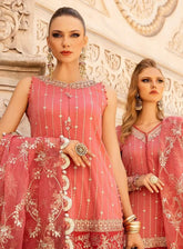 Sateen By Maria B Embroidered Cotton Satin 3 Piece Unstitched Suit MB24S CST-809